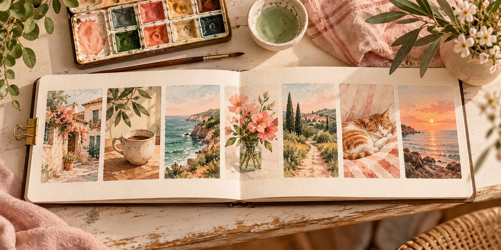 Imagem de capa do artigo: Desafio criativo de 7 dias: uma pequena pintura por dia